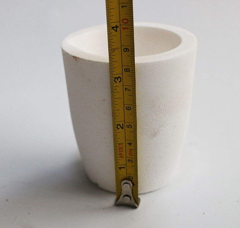 OTOOLWORLD Ceramic Melting Crucible Cup Furnace Melting Casting Refining Gold Silver Copper Casting Cup 750g - Image 1
